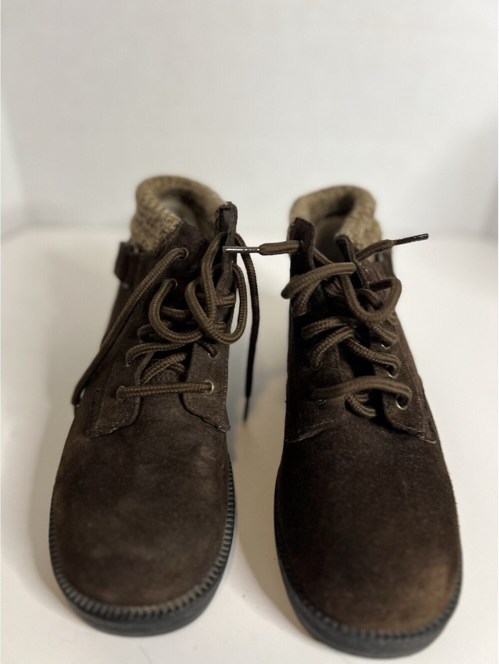 Vintage 1990’s Women’s Suede Buckle Ankle Booties Size 5 1/2